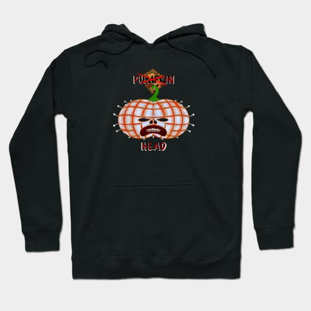 PumpkIN Head Pinhead Hellraiser Halloween Hoodie by ThatJokerGuy